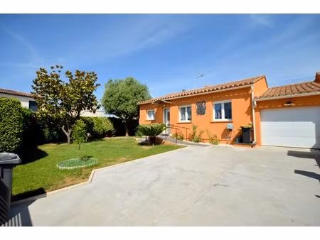 maison t4 de plain-pied 89 m² avec terrasse – terrain piscinable 422 m² – valergues