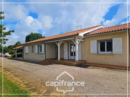 belle maison familiale de 5 pièces  grand terrain piscinable à valence d’agen  hangar
