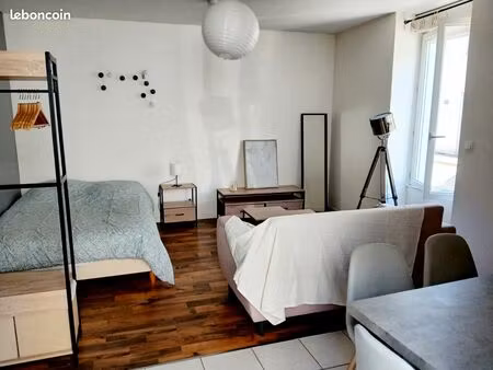 studio meublé 26m² quartier zola