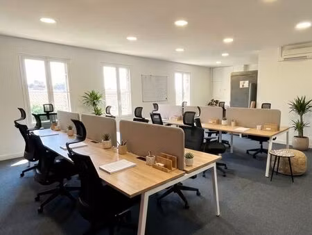 bureau privé 14 postes + jardin bordeaux chartrons