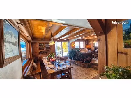 chalet 150 m2 4 chambres vue mt blanc