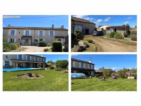 maison familiale avec piscine et dependances