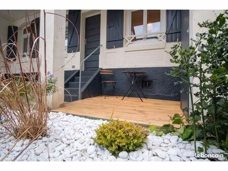 t2 meublé rénové avec terrasse  calme et cocooning - prêt à vivre