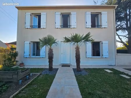 maison 6 pièces 120 8m2 - 4 chambres  dont une suite parentale  1 bureau  sous-sol total