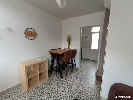 maison meublée t2 + cour