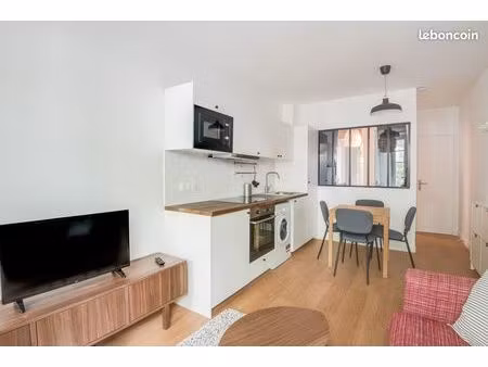 quartier notre-dame - 2 pièces meublés - 30m² - parfaitement équipé