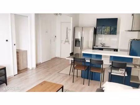 appartement meublé 42 m² avec balcon et parking