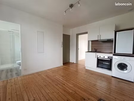 t2 neuf 1er étage rue masséna + jardin privé