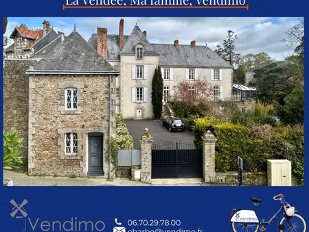 maison de maître xixe avec piscine et dépendances proche la roche-sur-yon