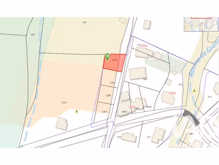 vente terrain 483 m²