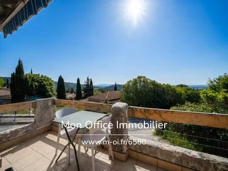 référence : 6580-jdo. - duplex avec 2 terrasses  parking & cave à éguilles