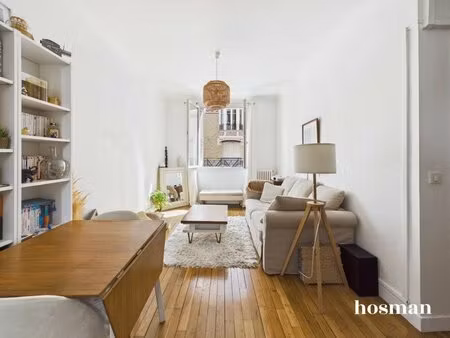 appartement 2 pièces de 39 m² avec cave - rue du pôle nord  paris 18ème - jules joffrin