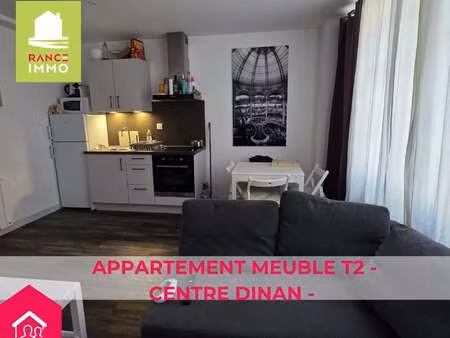 location appartement t1 meublé à dinan (22100) : à louer t1 meublé / 33m² dinan