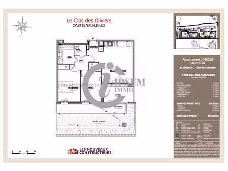 appartement à louer castelnau-le-lez