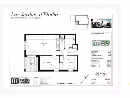 t3 rdv jardin - cugnaux