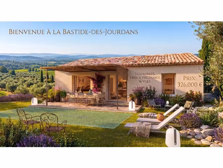 vente maison à construire 85 m² la bastide-des-jourdans (84240)
