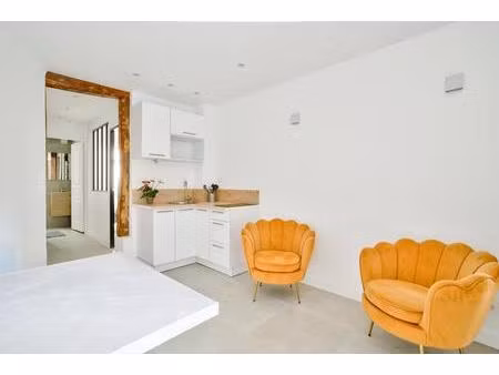 exclusivité doly - appartement type 2 rdc - rue fauvet  75018  paris