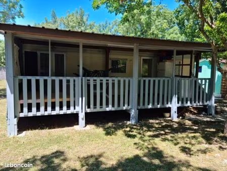 a vendre mobil-home tout équipé avec grande terrasse – la cotinière (st pierre d’oléron) s