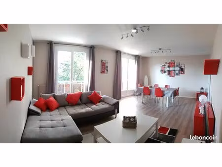 t4 meublé 103 m² – 3 chambres – location complète ou colocation