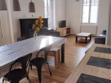 appartement 83m2 meublé avec jardin de 80m2 environ