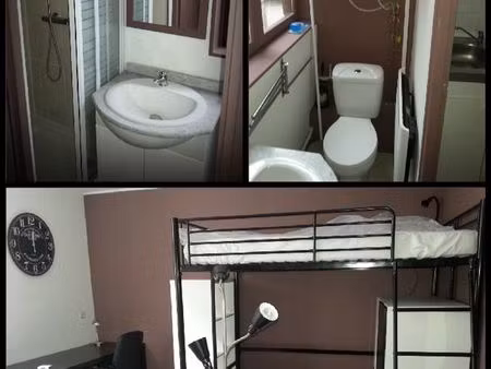 studio meublé 18m2 dispo 01 août