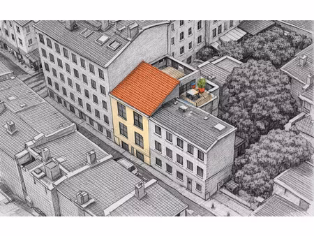 immeuble lyon 4 333.08 m² t-7 à vendre  3 400 000 €