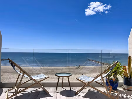 vente inter active appartement premiere ligne carnon avec ga
