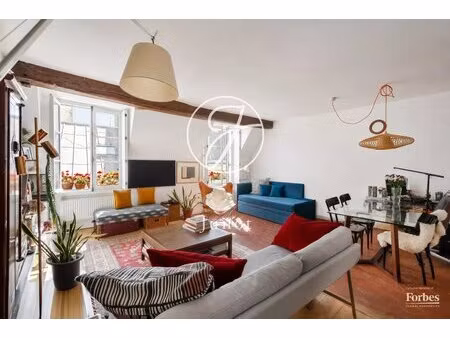 paris 6e - saint-germain des prés - appartement - 2 pièces - 50 41m² carrez - 1 chambre