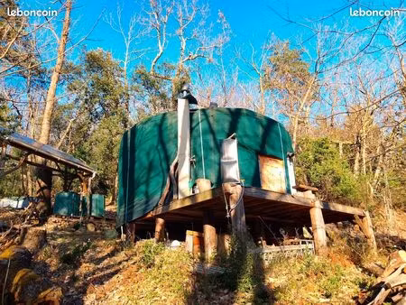 yourte bois 33 m² – projet nature / habitat alternatif 15 000 1 pièce · 40 m²1 pièce  40 m