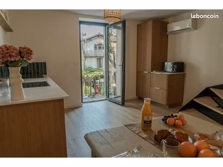 appartement t3 de 60 m² à louer – cœur de village – clim dans toutes les pièces