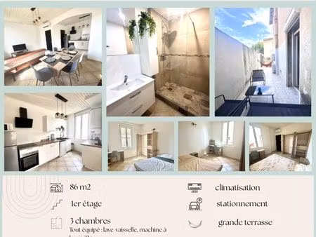 grand appartement lumineux climatisé central