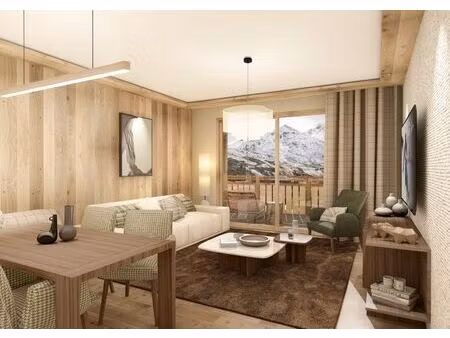 appartement une chambre - skis aux pieds