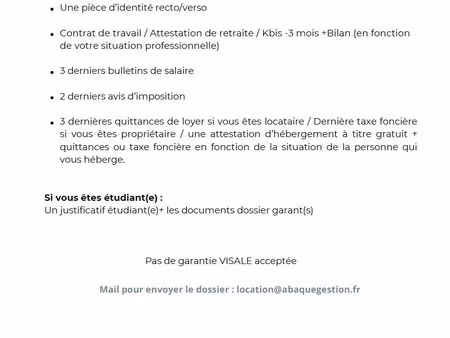 t1 - 563.55 € cc / mois - talence saint genes