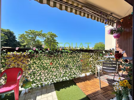 bourgoin jallieu / appartement t4 / balcon / cave / jardin e