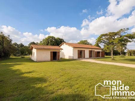 plain-pied avec grand garage et terrain constructible