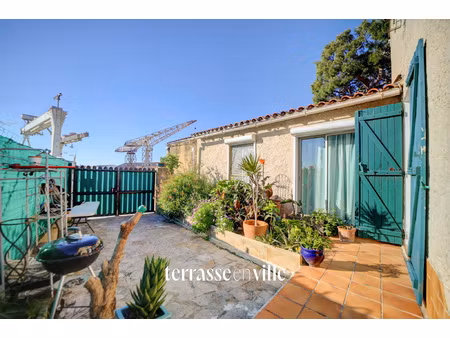 rare - la ciotat - maison de ville - vue mer - jardin - chan