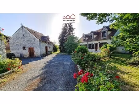 montliard  maison 201 m² hab  3 ou 4 ch  garage  atelier / 2549m²