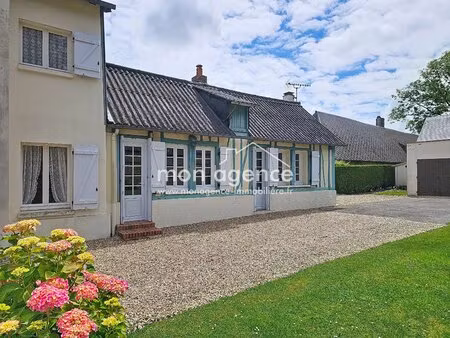 la neuville-chant-d'oisel (76520)  maison de 159 m² et dépendances de 85 m² et 25 m²