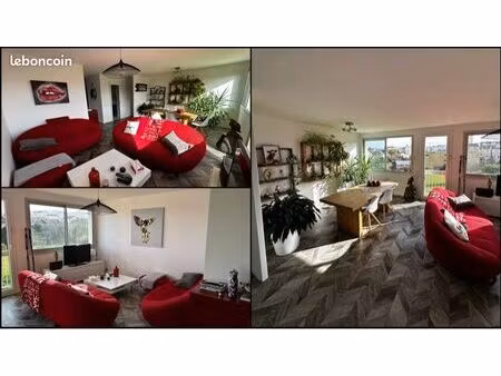 appartement lumineux et traversant entièrement rénové  sans vis-à-vis  parking intérieur e