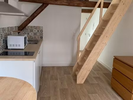 grand studio duplex dans maison alsacienne