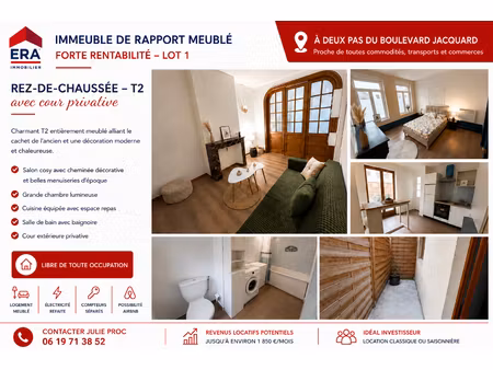 immeuble de rapport 4 pièces 116 m² à vendre / acheter calais 62100 ? | era immobilier