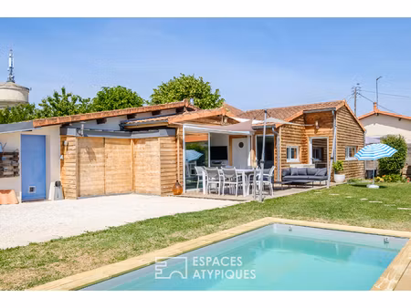 maison de charme avec piscine aux portes de poitiers