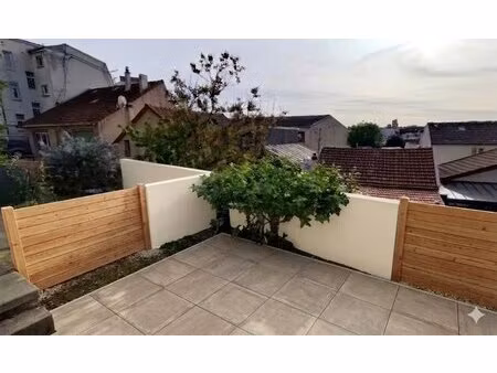 a vendre studio 24m2 et terrasse privative 30m2 - bas du coteau - cachan 94230
