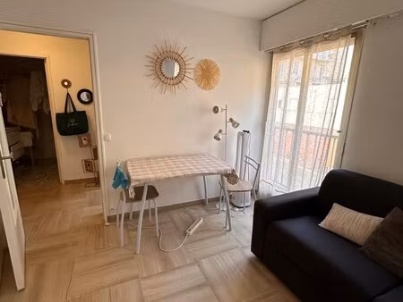 studio meublé avec parking - 32 m² – centre nice (rue hérol