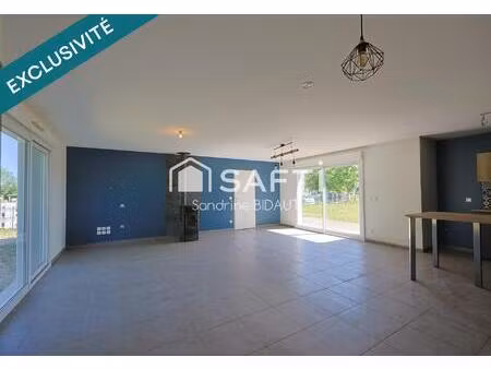 villa plain pied - 114 m² - secteur pont de vaux