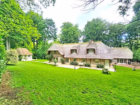 'exclusivite' saint gatien des bois - villa normande avec espace bien être et maison de ga