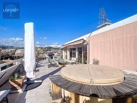 bien d'exception - duplex toit-terrasse vue mer - secteur vespins - cagnes sur mer