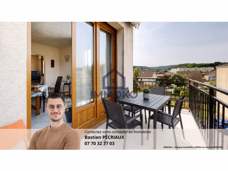 appartement 90 m² – 3 chambres  balcon et garage à mandeure