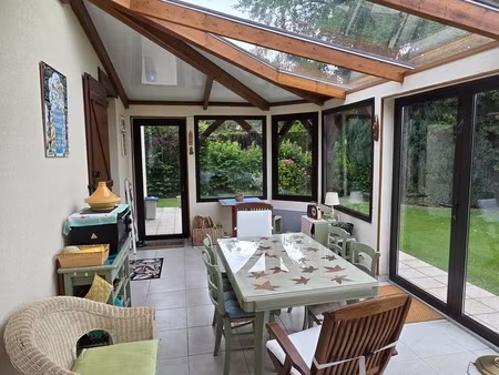 charmante maison normande de 135 m2 avec colombages et grand sous-sol 3 chambres à 15mn de