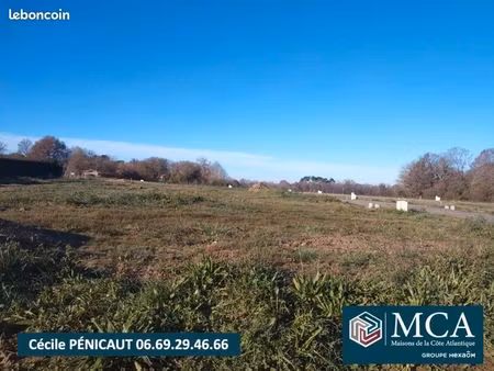 terrain 640 m² saint pandelon